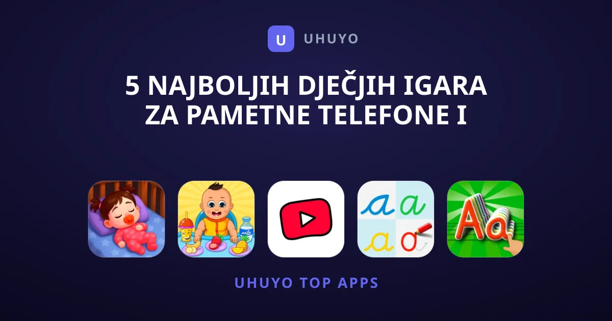 5 najboljih dječjih igara za pametne telefone i zabavu